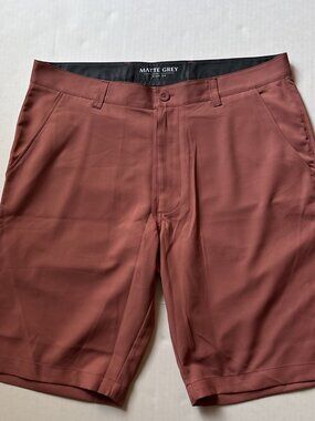 Matte Grey Shorts Corral Size 34 Preppy Golf Shorts